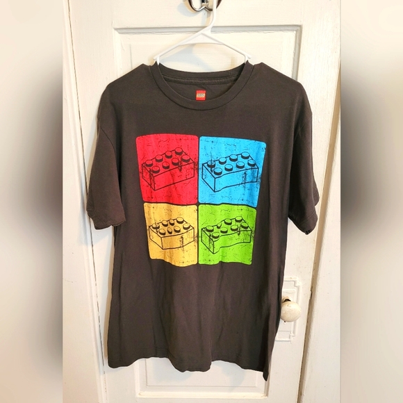 Lego Building Blocks Bricks T'shirt Size Large - Picture 1 of 3